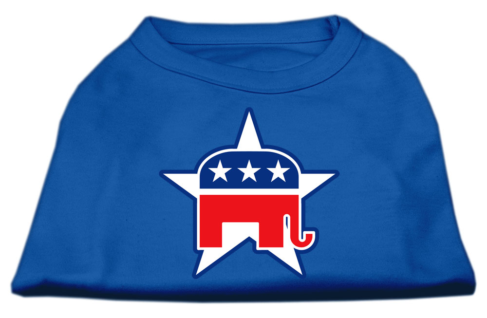 Republican Screen Print Shirts Blue Lg